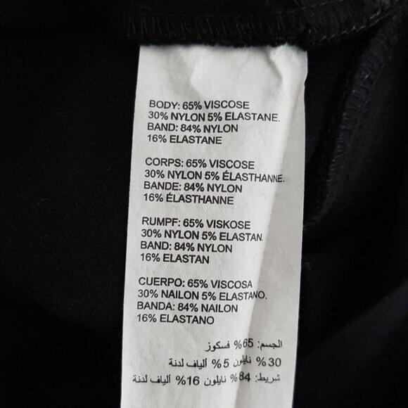 STORK & BABE Maternity Stretchy Leggings Skinny Leg Pull-On Pants Black Sz L - Picture 13 of 13